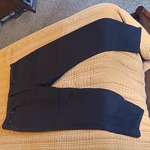 NWOT Banana Republic skinny high rise black jeans 34/18W